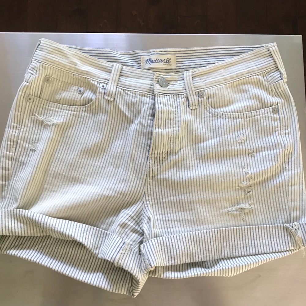 Madewell Striped Shorts